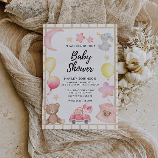 Teddy Bear bruiloft Baby shower Kaart