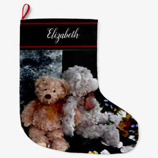 Teddy Bear Buddies Large Kerstmis Stocking Grote Kerstsok