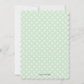 Teddy Bear Bunting Girl Baby shower Invitation (Dos)