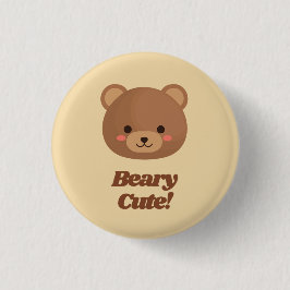 Teddy Bear Button