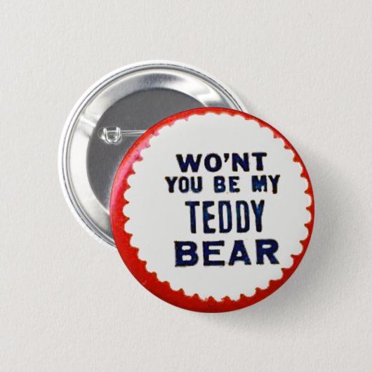 Teddy Bear - Button (Voorkant /achterkant)