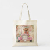 Teddy Bear Canvas tas (Achterkant)