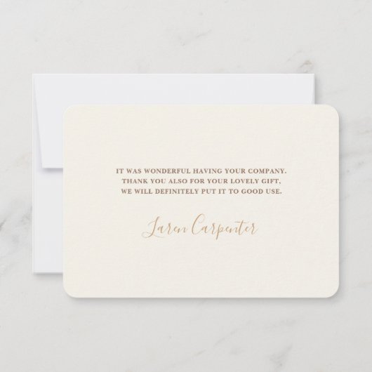 Teddy Bear carte de remerciements sans distinction (Dos)