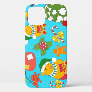 Teddy Bear Christmas: Kind-vriendelijk. iPhone 12 Hoesje