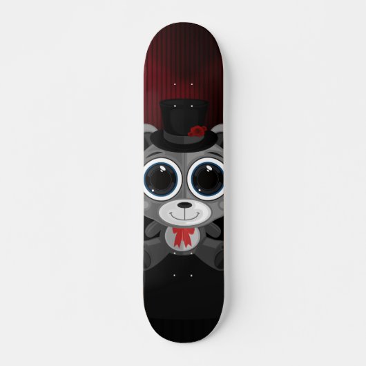 Teddy Bear - Classy Grey Skateboard (Voorkant)