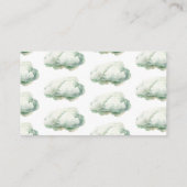 Teddy Bear Clouds Baby shower Luier Raffle Informatiekaartje (Achterkant)