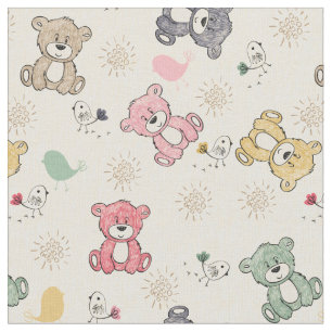 Teddy Bear Country Rustige Baby Baby Gift Stof