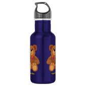Teddy Bear Cute Kids Bouteille d'eau avec nom (Dos)