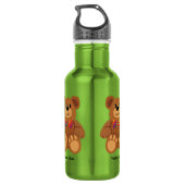 Teddy Bear Cute Kinder Water Flacon met naam Waterfles (Achterkant)