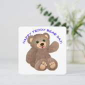 Teddy Bear Day Kaart (Staand voorkant)
