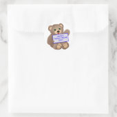Teddy Bear Day Ronde Sticker (Tas)