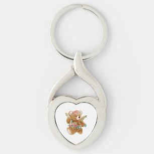 Teddy Bear Day - Vier Knuffels en Comfort! Sleutelhanger