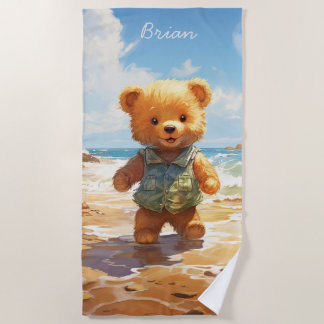 Teddy Bear Design Piscine et serviettes de plage p