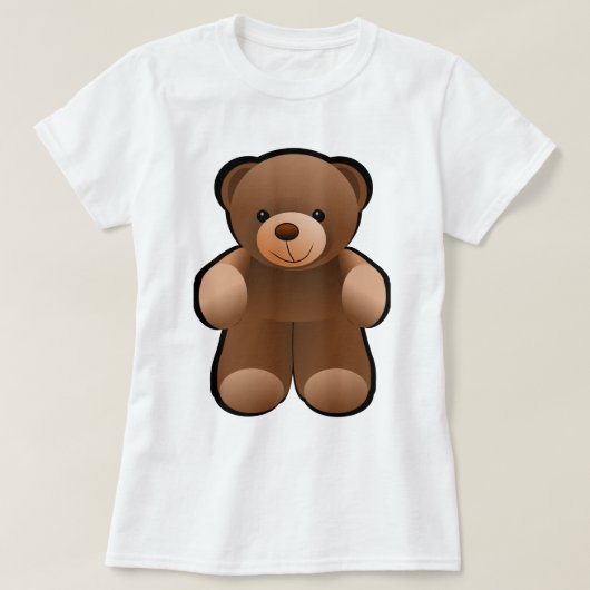 Teddy Bear Design T-shirt (Design voorkant)