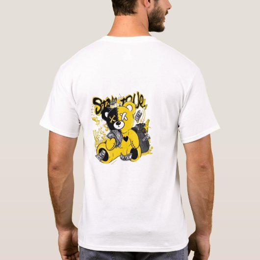 teddy bear design tshirt (Dos)