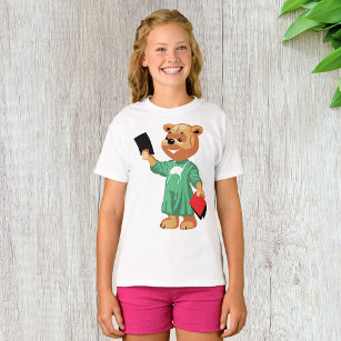 Teddy Bear Doctor Girls T-Shirt