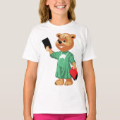 Teddy Bear Doctor Girls T-Shirt (Devant)
