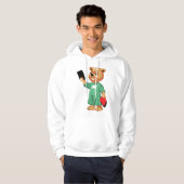 Teddy Bear Doctor Mannen Hoodie (Voorkant volledig)