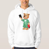 Teddy Bear Doctor Mannen Hoodie (Voorkant)