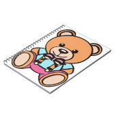 Teddy Bear Drawing Notitieboek (Linkerzijde)