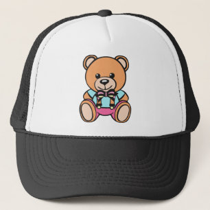 Teddy Bear Drawing Trucker Pet