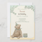  Teddy Bear Eerste uitnodiging (Voorkant)