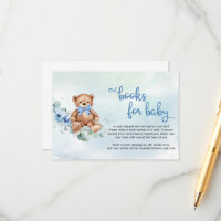 Teddy Bear en Blue Floral Boho boeken voor Baby