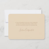 Teddy Bear et Rainbow carte de remerciements (Dos)