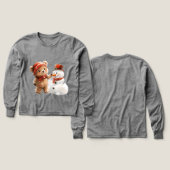 Teddy Bear et Snowman (Motif recto et verso)