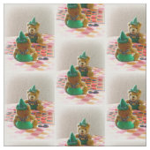 Teddy Bear Fabric Stof (Close Up)