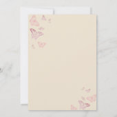 Teddy Bear First Birthday Party Invitation Kaart (Achterkant)