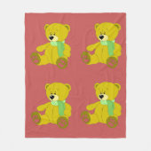 Teddy Bear Fleece Blanket (Voorkant)