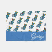 Teddy Bear Fleece Deken (Voorkant (Horizontaal))