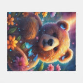 Teddy Bear Fleece Deken (Voorkant (Horizontaal))