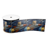 Teddy Bear Flying In a Rocket Ship Lint (Spoel)