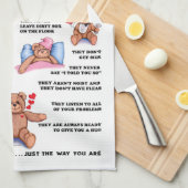 Teddy Bear Friends Towel Theedoek (Quarter Fold)