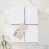 Teddy Bear Gender onthullen Dank u Label Cadeaulabel (Met Touw)