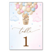 Teddy Bear Gender onthulling Kaart (Voorkant)