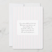 Teddy Bear Gender Reveal Kaart (Achterkant)