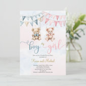 Teddy Bear Genre Reveillez Invitation (Debout devant)