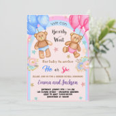 Teddy Bear Genre Reveillez Invitation (Debout devant)