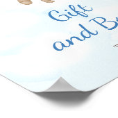 Teddy Bear Gift and Books Poster (Coin)