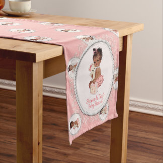 Teddy Bear Girls Baby shower MED #222 Korte Tafelloper