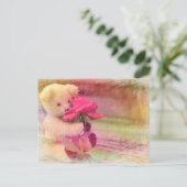 Teddy Bear Groeten Briefkaart (Staand voorkant)