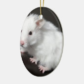 Teddy Bear Hamster Keramisch Ornament (Links)