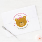 Teddy Bear Happy Valentine's Day Sticker for Girls (Enveloppe)