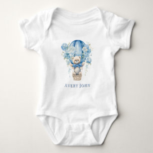 Teddy Bear Hete Luchtballon Boy Baby shower Gift Romper