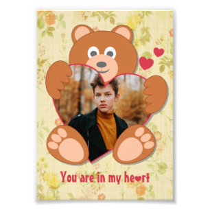 Teddy Bear Holding Heart Photo Saint-Valentin