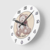 Teddy Bear horloge bébé (Angle)