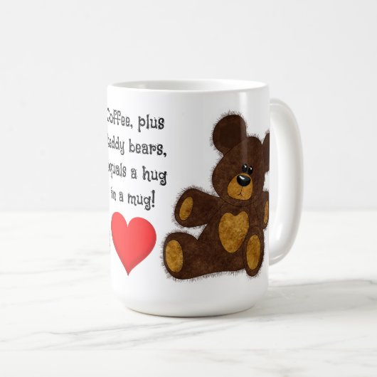 Teddy Bear Hug - 15 oz. Mug (Devant droit)